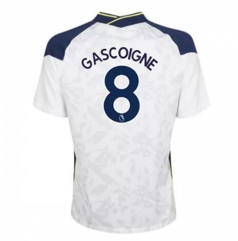 Tottenham Hotspur Home Kit Soccer Jersey GASCOIGNE 8 2020/21